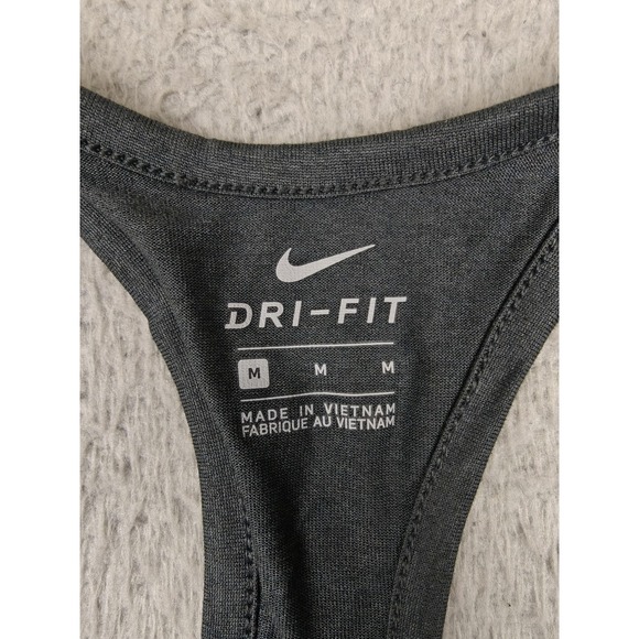 Nike Dri Fit Womens Medium Gray‎ Balance Tank Top Athletic Running Gym Training - Picture 3 of 10